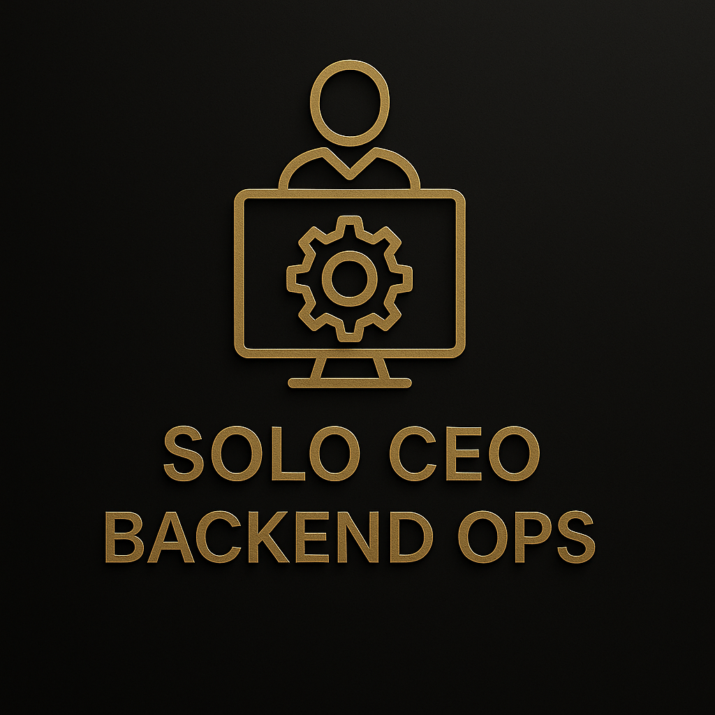 SOLO CEO BACKEND OPS