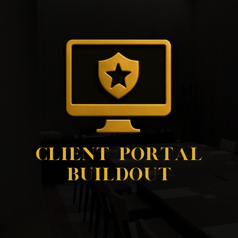 CLIENT PORTAL BUILDOUT