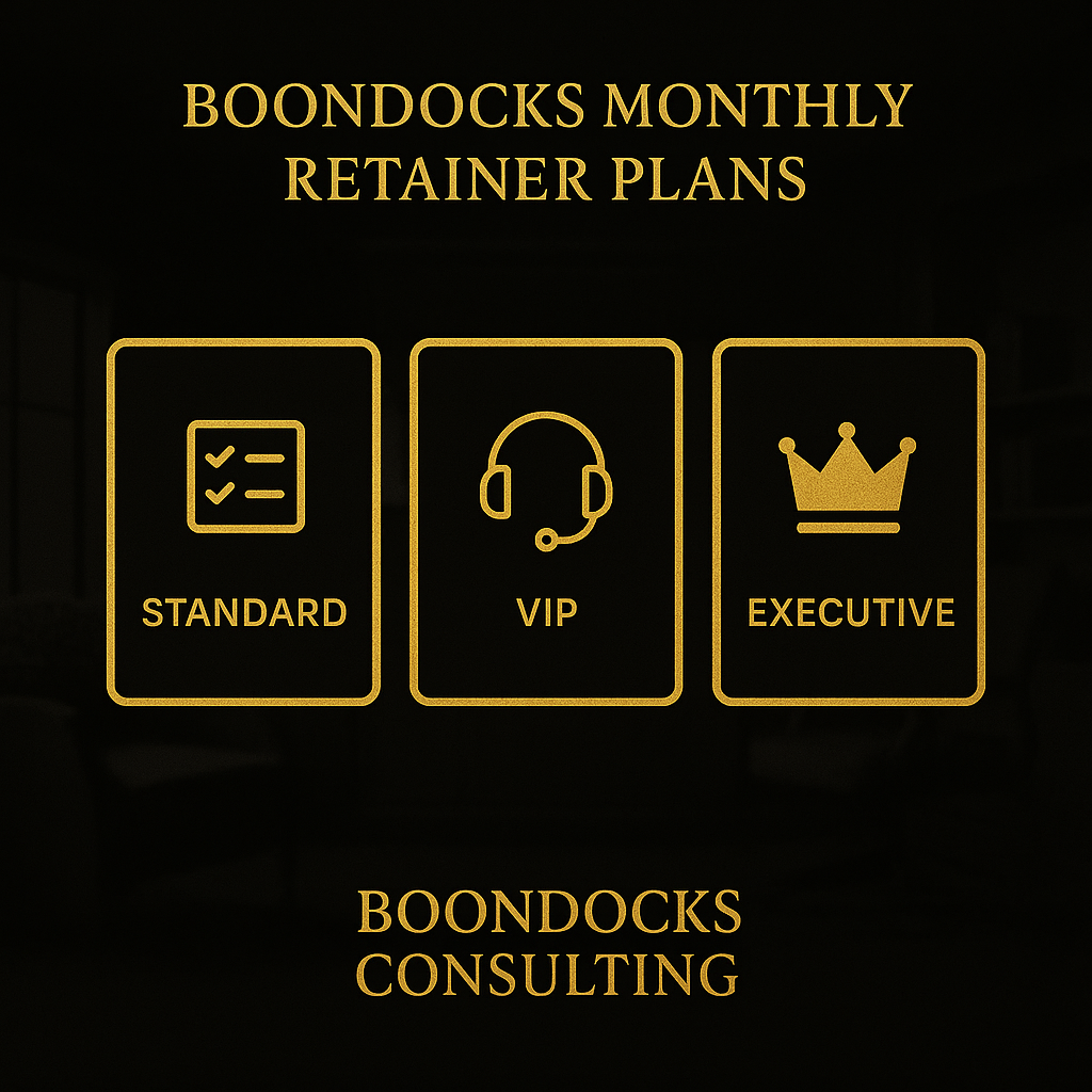 MONTHLY RETAINER PLAN – Lock in Elite Support & Strategy